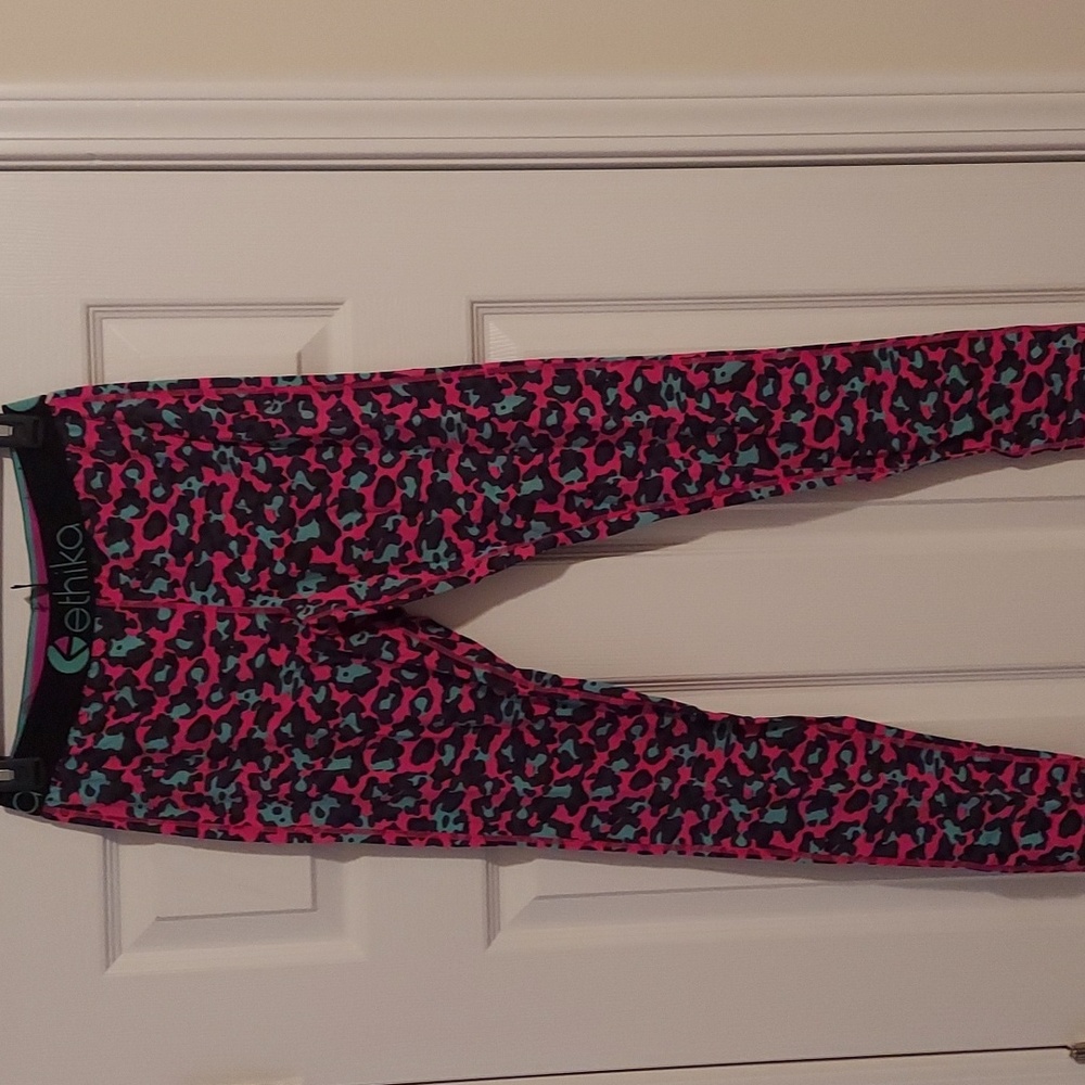 Ethika Pink Animal Print Leggings